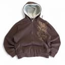 Sherpa Lined Graphic Hoodie