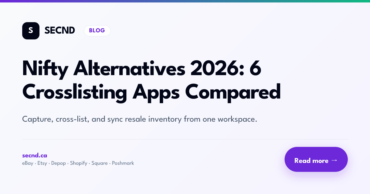 Nifty Alternatives 2026: 6 Crosslisting Apps Compared