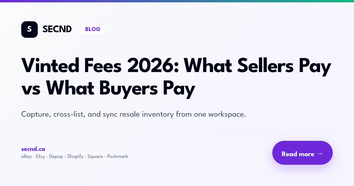 Vinted Fees 2026: What Sellers Pay vs What Buyers Pay